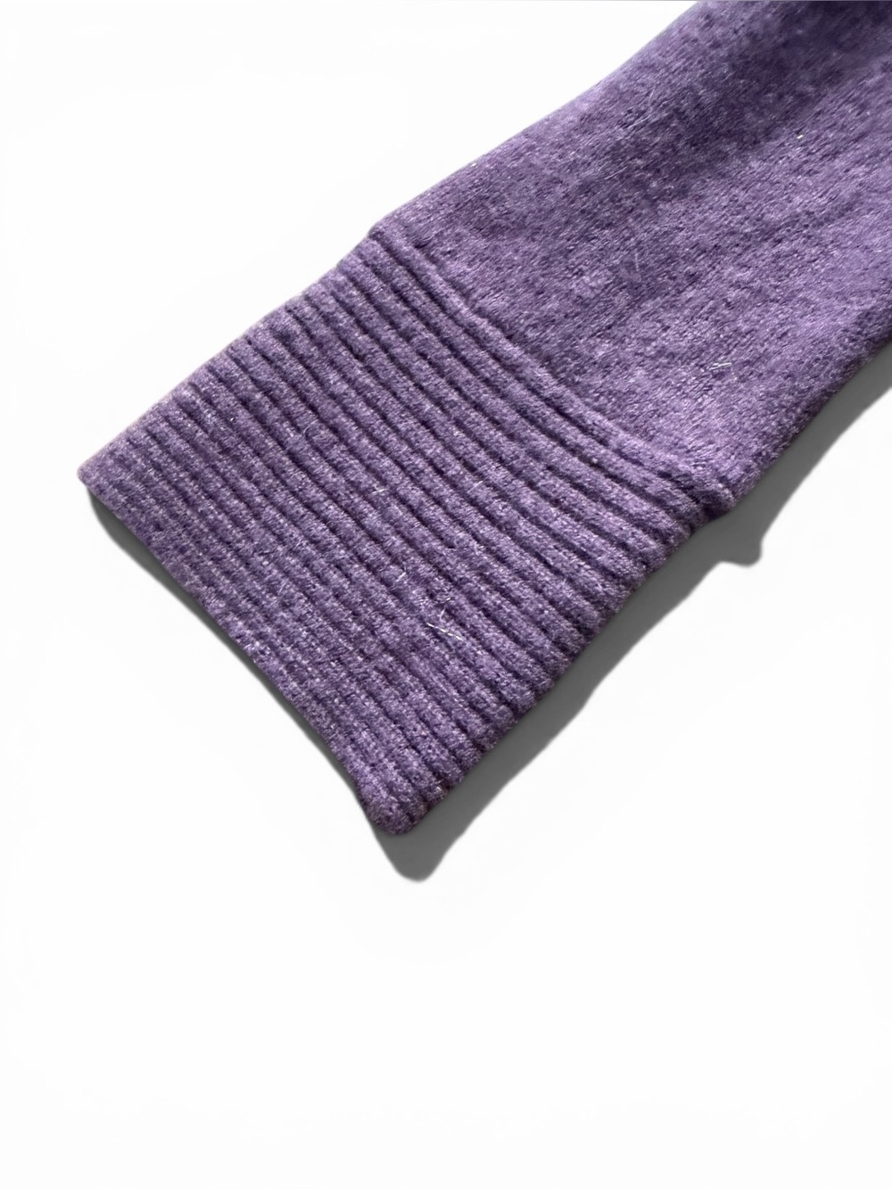 Kenar 100% 2 PY Cashmere Plum Purple Wool Cardigan - Picture 4 of 7